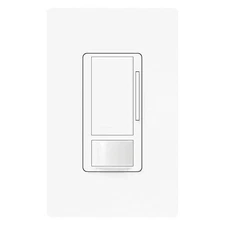 LUTRON MS-Z101-WH Dimming Occ/Vac Snsr,PIR,120-277V AC,Wht 36WH15