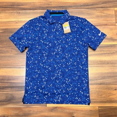 NEW Nike Dri-FIT Men s Floral Stretch Tour Golf Polo FN3116-539 MSRP:$80