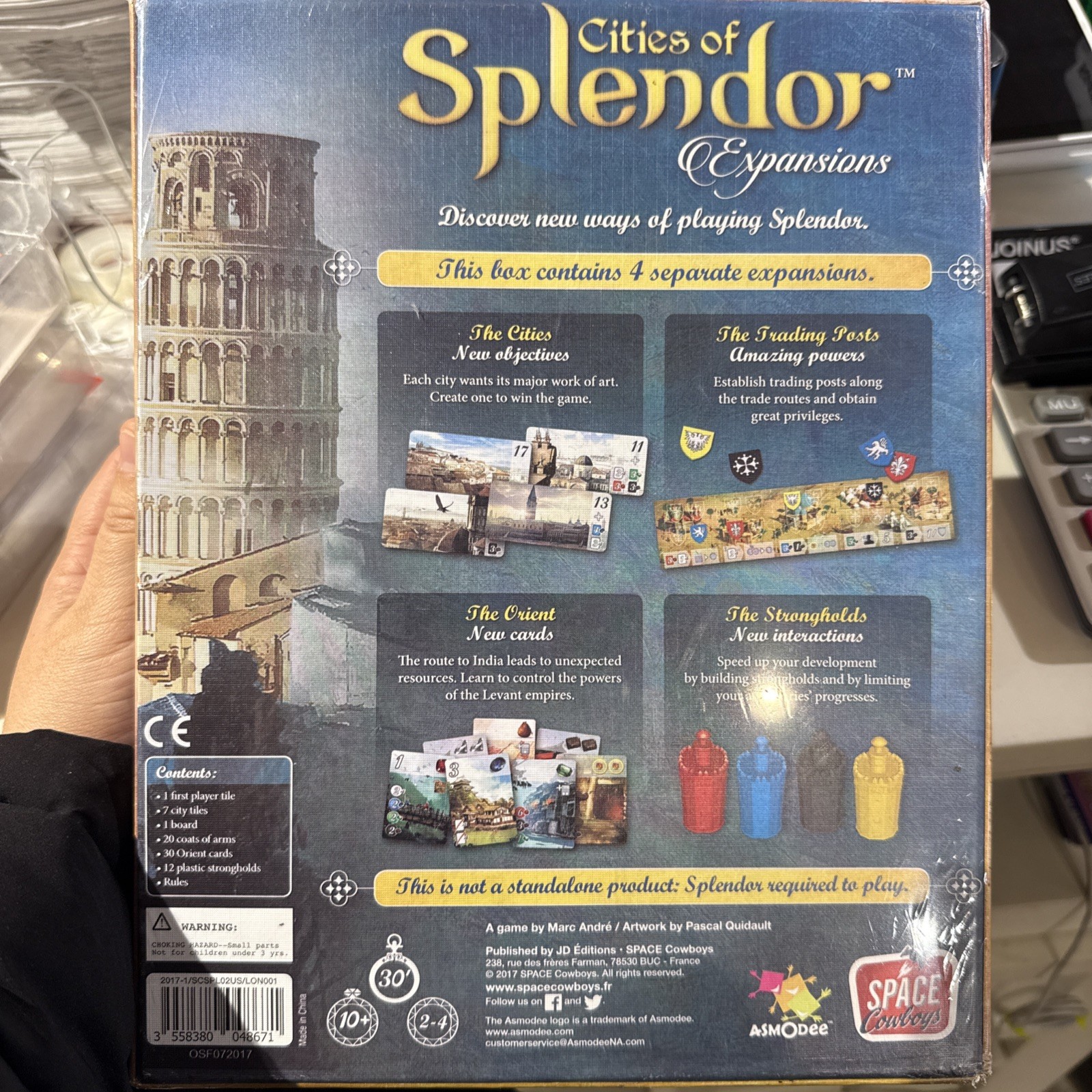 New Sealed Mark Andre Space Cowboys SPLENDOR [Board Game, 2-4 Players] 10+