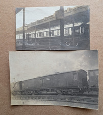 2 OLD VINTAGE PHOTO RAILWAY