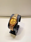 Vintage Seiko SQ Gold Tone Day Date Quartz Presidential Ladies Watch- New Batt.