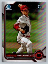 Bryce Hubbart 2022 Bowman Chrome Draft Refractor Cincinnati Reds #BDC-17