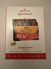 Hallmark Keepsake Ornament 2016 Crayola Crayons Big Box of 64