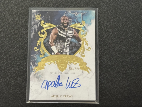 2025 Topps Royalty WWE Apollo Crews Royalty Auto /99