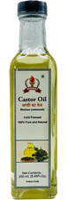 Castor Oil 100 Pure Cold Pressed in Glass Bottle 500 mL X 2