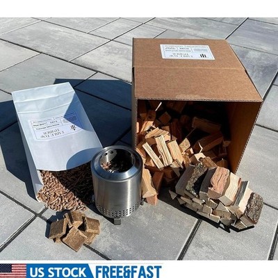 Mini Firewood Wood-Fuel Pellets Fire Starters with Solo Stove Mesa and Mesa XL