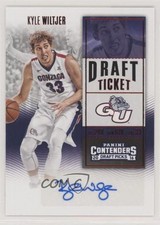 2016 Panini Contenders Draft Picks College Ticket Red Foil Kyle Wiltjer Auto s3g