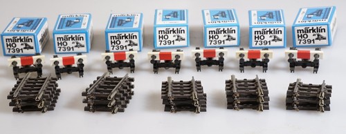 (0629) Märklin H0 K-Gleise gerade je 3 Stück: 2202+2293+2208+2203+2204+7*7391 | Condition: Gebraucht