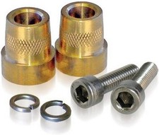 586 XS Power Battery Tall Brass Terminal Post Adapters M6 Thread