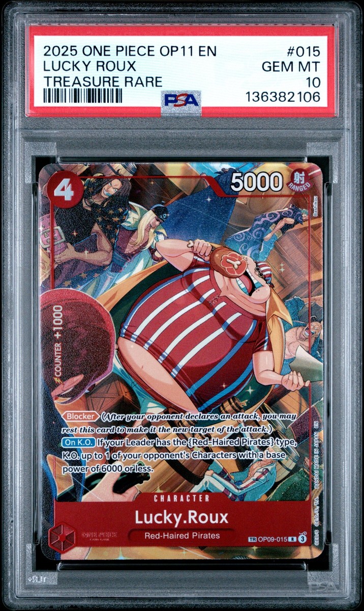 Lucky.Roux (TR) OP09-015 A Fist of Divine Speed Foil for sale