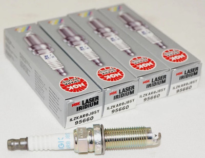 4PCS NGK 95660 Laser Iridium Spark Plugs ILZKAR8J8SY for Honda CR-V Civic 2.0T