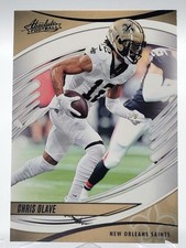 2025 ABSOLUTE CHRIS OLAVE BLACK BASE FOOTBALL CARD SAINTS NFL 4 panini