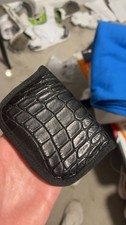 Authentic Alligator Men s Wallet Black