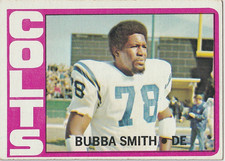 Bubba Smith 1972 Topps #190 Indianapolis Colts VG-EX Baltimore