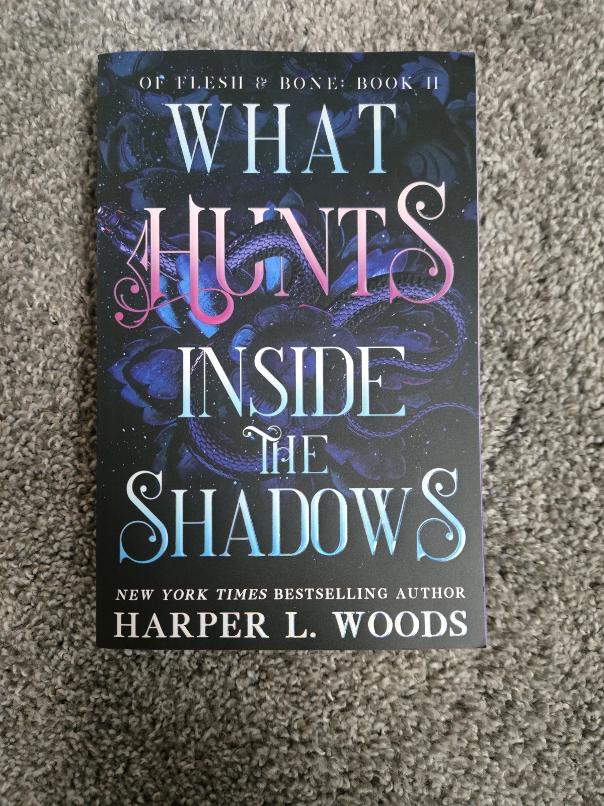 What Hunts Inside the Shadows by Harper L. Woods (Special Edition Paperback)