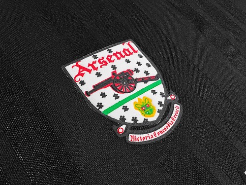 FC Arsenal Trikot 1992 1994 Größe XXL Retro Fußball Vintage Away Torwart SS - Bild 6 von 7