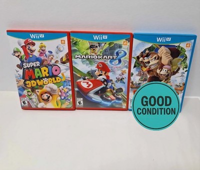 Mario Kart 8, Super Mario 3D World, Donkey Kong Country: Tropical Freeze (Wii U)