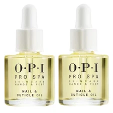 OPI Pro Spa Skincare Hands & Feet Nail & Cuticle Oil (PACK OF 2) 0.27 oz 