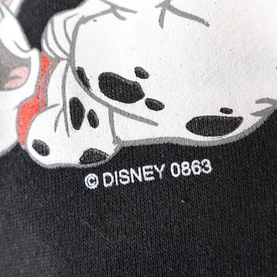 Vintage Disney Sweatshirt Mens XL Black 101 Dalmatians Pongo