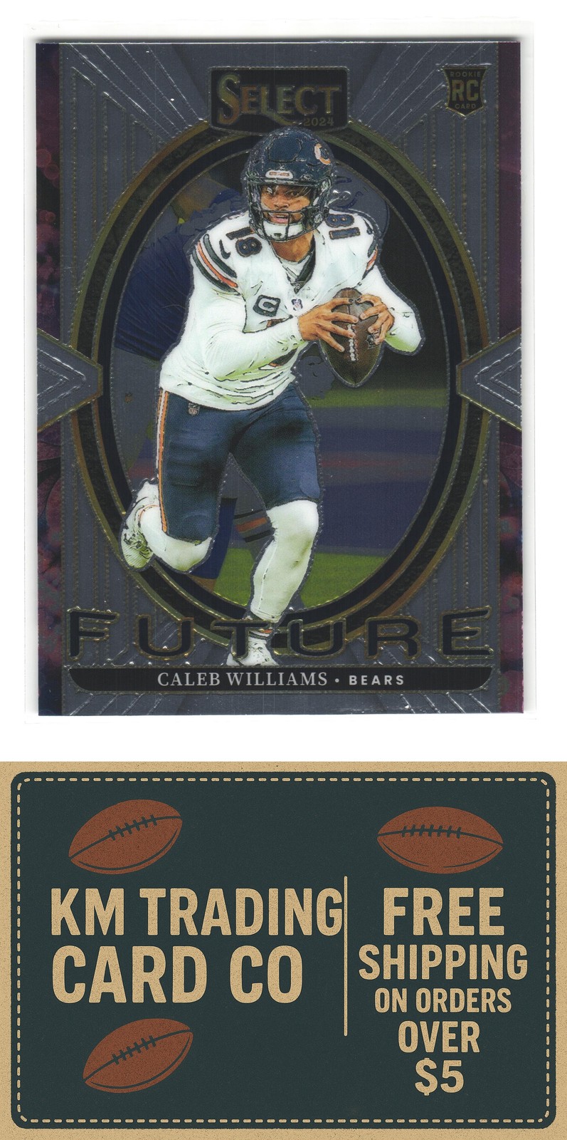 2024 Panini Select #18 Caleb Williams RC Select Future FREE Ship over $5!