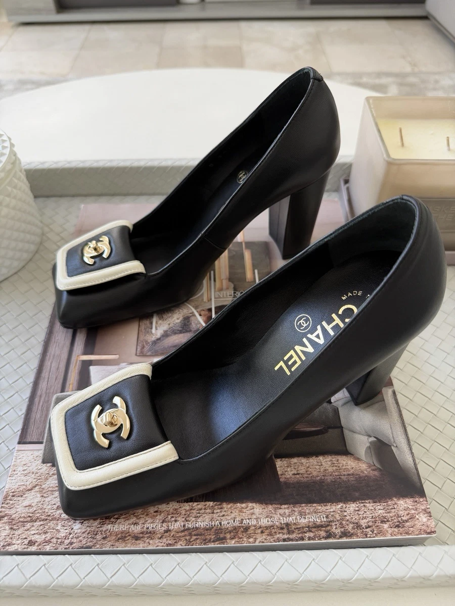 CHANEL High (3-3.9 in) Heel Height Casual Heels for Women for sale