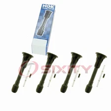 4 pc NGK Ignition Coil Boots for 2014-2015 Nissan Versa Note 1.6L L4 Direct kc