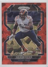 2021 Panini Prizm Red Ice Prizm Akiem Hicks #162 00q0