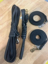 Leather Leashes without handles, multiple sizes