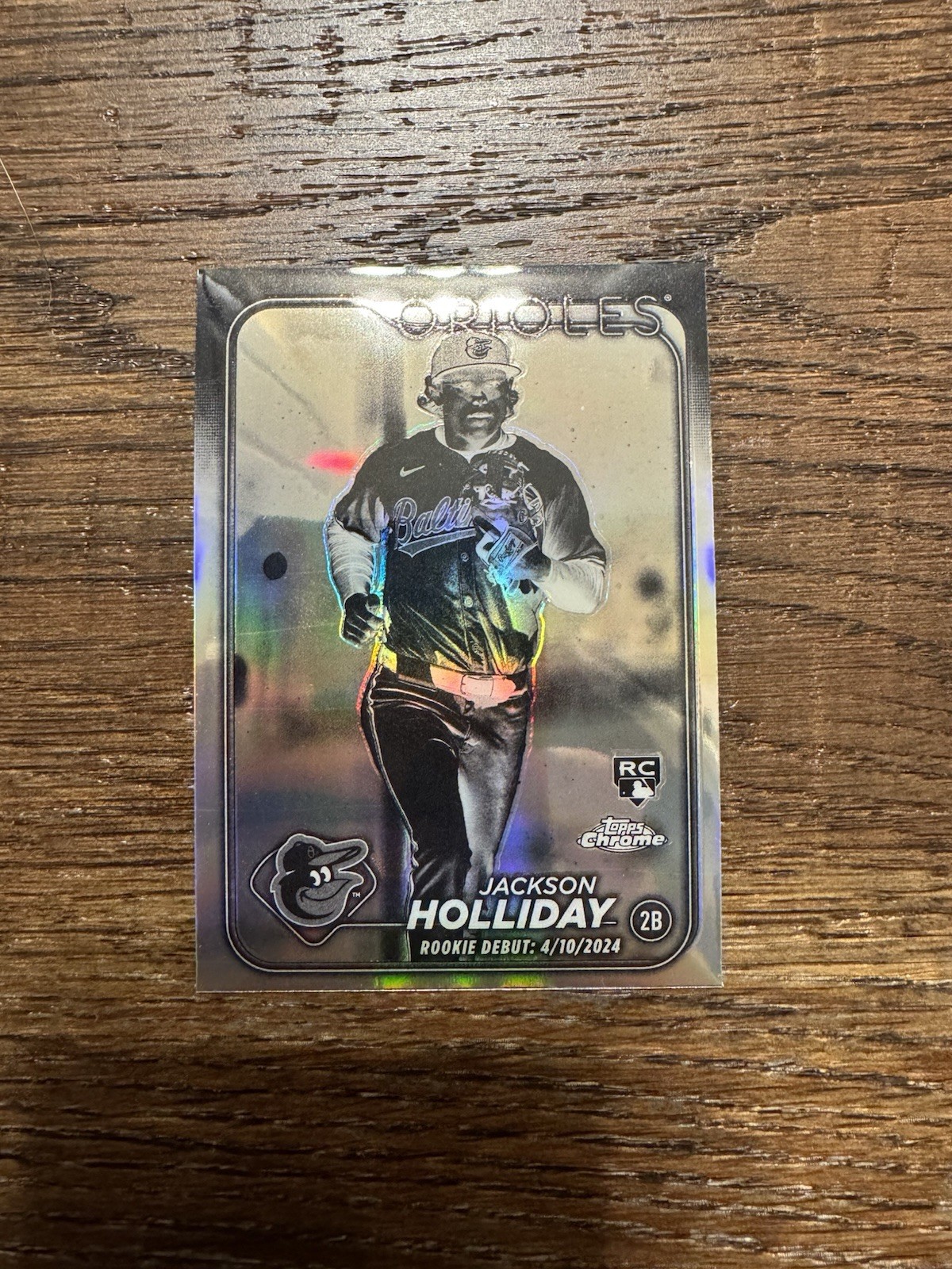 2024 Topps Chrome Update Series  Jackson Holliday #USC89 Negative Refractor (RC)