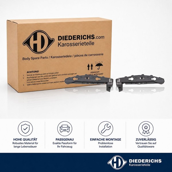Halter StossfÄNger Hinten Links Rechts Diederichs 4228038 FÜR Peugeot-image