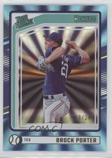2024 Panini Donruss Rated Prospects Carolina Blue Laser 128/249 Brock Porter rs2