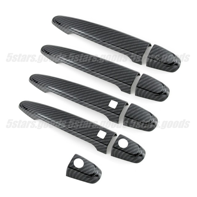 Carbon Fiber Side Smart Door Handle Covers Trims For 20032009 Lexus