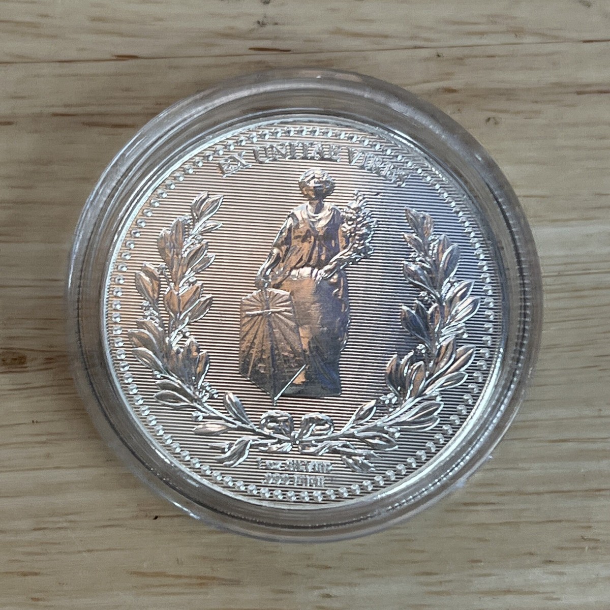Ens Causa Sui 1oz. .999 Fine Silver Coin Ex Unitae Vires | eBay