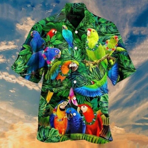 Mens Hawaiian Shirt S-5XL - Palm Tree Aloha Stag Beach Holiday Summer Party Fan - Picture 16 of 36