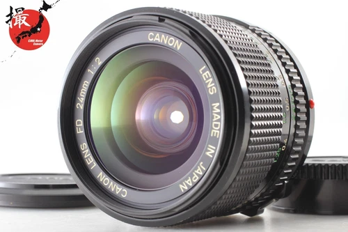 Tested 【NEAR MINT】 Canon New FD 24mm f/2 Wide Angle MF Prime NFD Lens From Japan