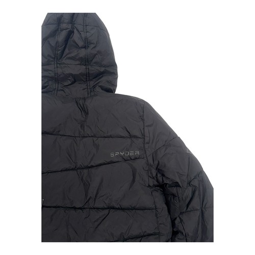 Spyder Boys Size Medium (10/12) Black Insulated Puff Jacket (SPFGM31F-001) - Afbeelding 4 van 7