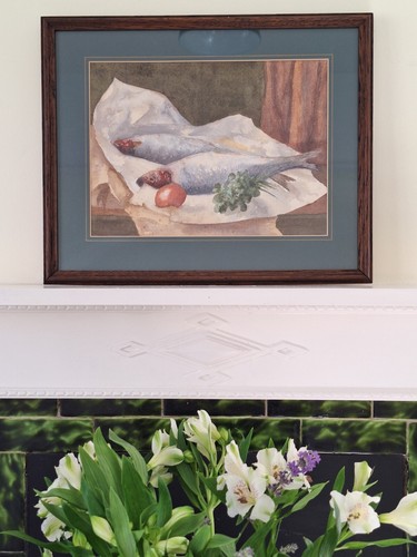 Original 20th Century British Watercolour, Fish Still Life, Framed H38xW47cm - Picture 7 of 23