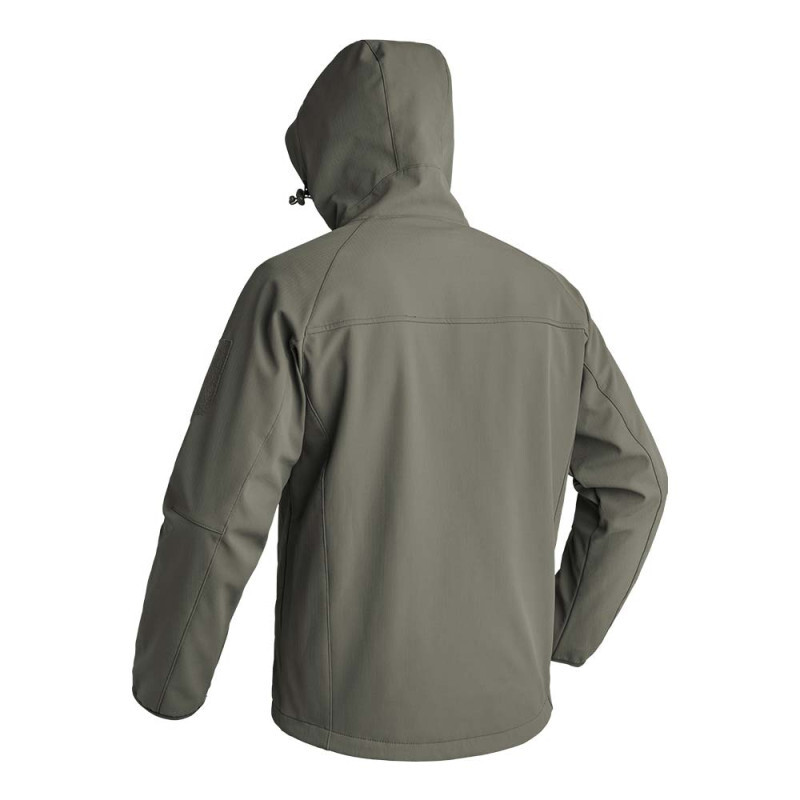Veste softshell instructor vert olive intervention gardien surete vigile agent - 3