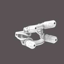 Nike Acronym 3D Printed Red Screw On Heel Clips 2 SIDE