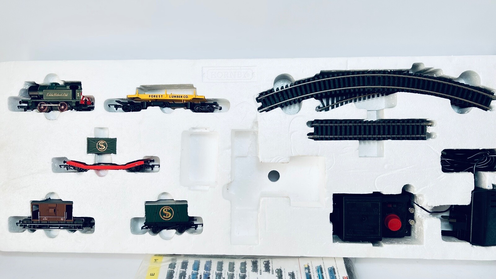 Hornby R1061 Gauge Eddie Stobart Hauler Train Set eBay