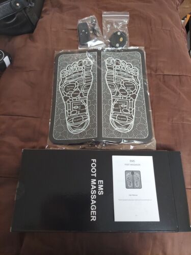 EMS Foot Massager Mat for Neuropathy-Electric Foot Stimulator and Pain Massager