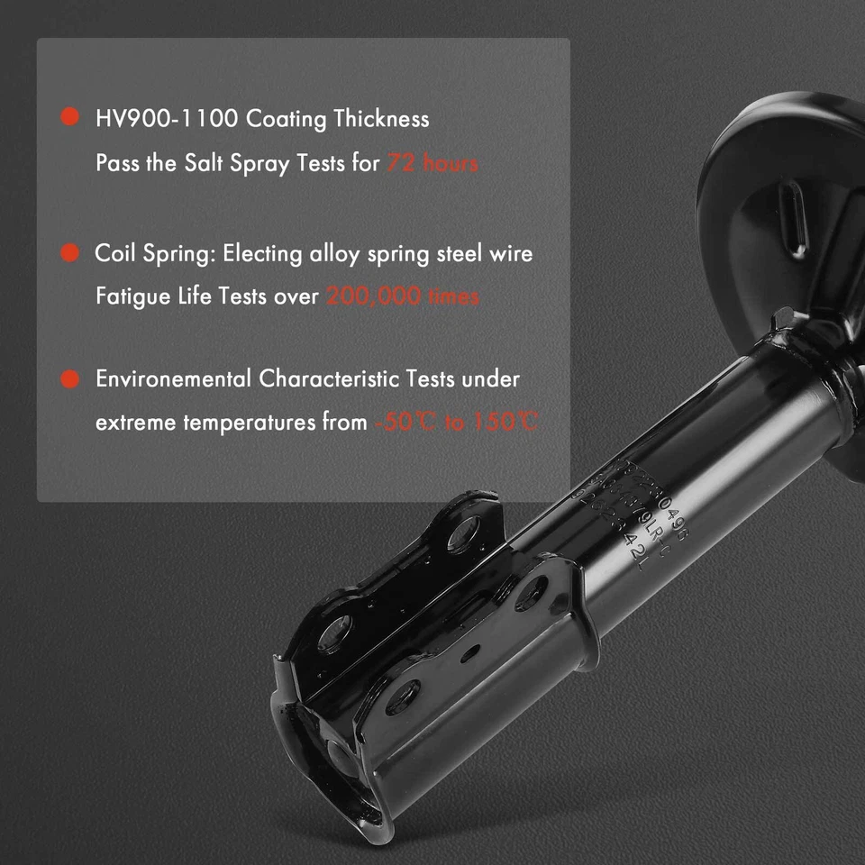 2x Amortiguador delantero izquierdo y derecho para Toyota Celica 1995-1999 485102B042 Foto 4 de 4