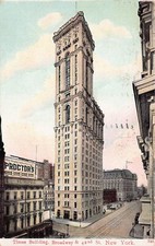 New York City Manhattan NY Early 1900s Times Square Broadway Vtg Postcard A19