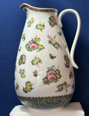 1 Williams Sonoma Famille Rose Serving Pitcher 10 1/2'' tall ~ Gorgeous RARE