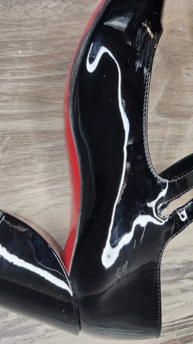 Christian Louboutin Miss Jane 55mm Patent Calf Black Pumps Heels Shoes 34 EU - Picture 16 of 24