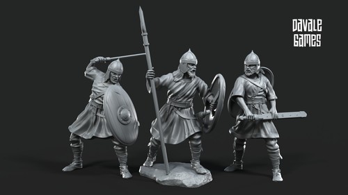 Roman Visigoths 28mm historical medieval miniatures dungeons & dragon pathfinder - Picture 5 of 5