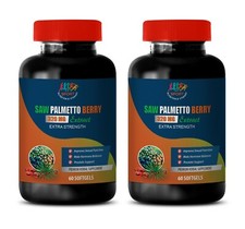 New Original Saw Palmetto Extract 320mg 2 Bottle 