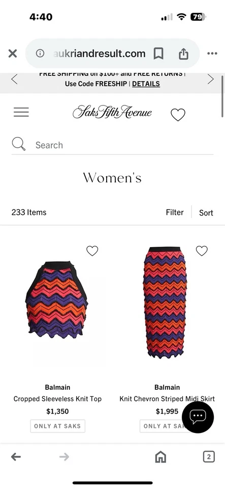 New Never Worn Stunning Balmain Set - Image 4 of 4