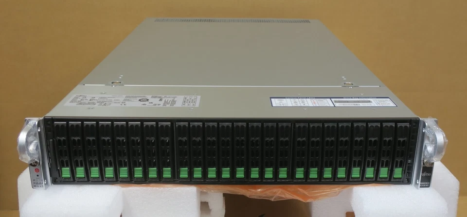 NEW Fujitsu Primergy RX2450 M1 2x 24C EPYC 7443 512GB RAM 2x 480GB SSD 2U Server - Image 2 of 4