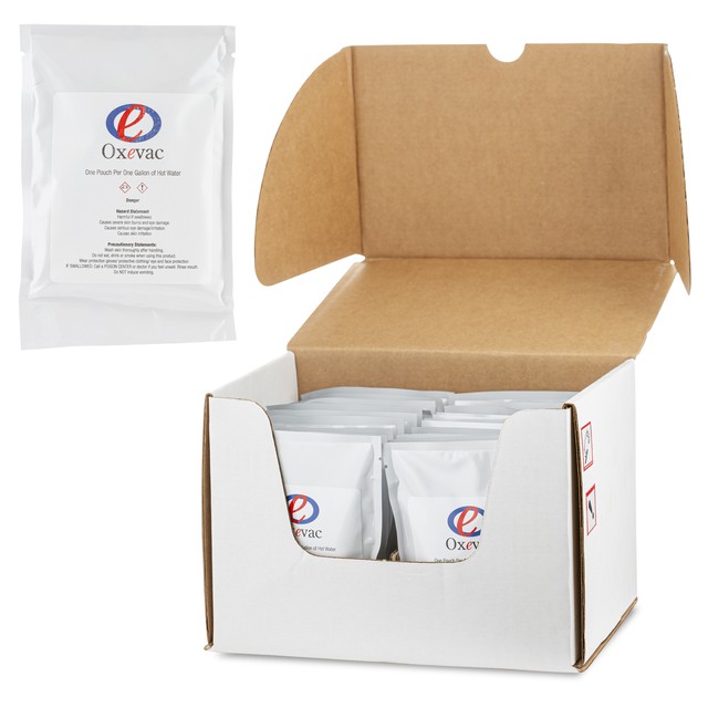 OXEVAC DENTAL EVACUATION & SUCTION CLEANER CASE OF 24 PACKETS eBay